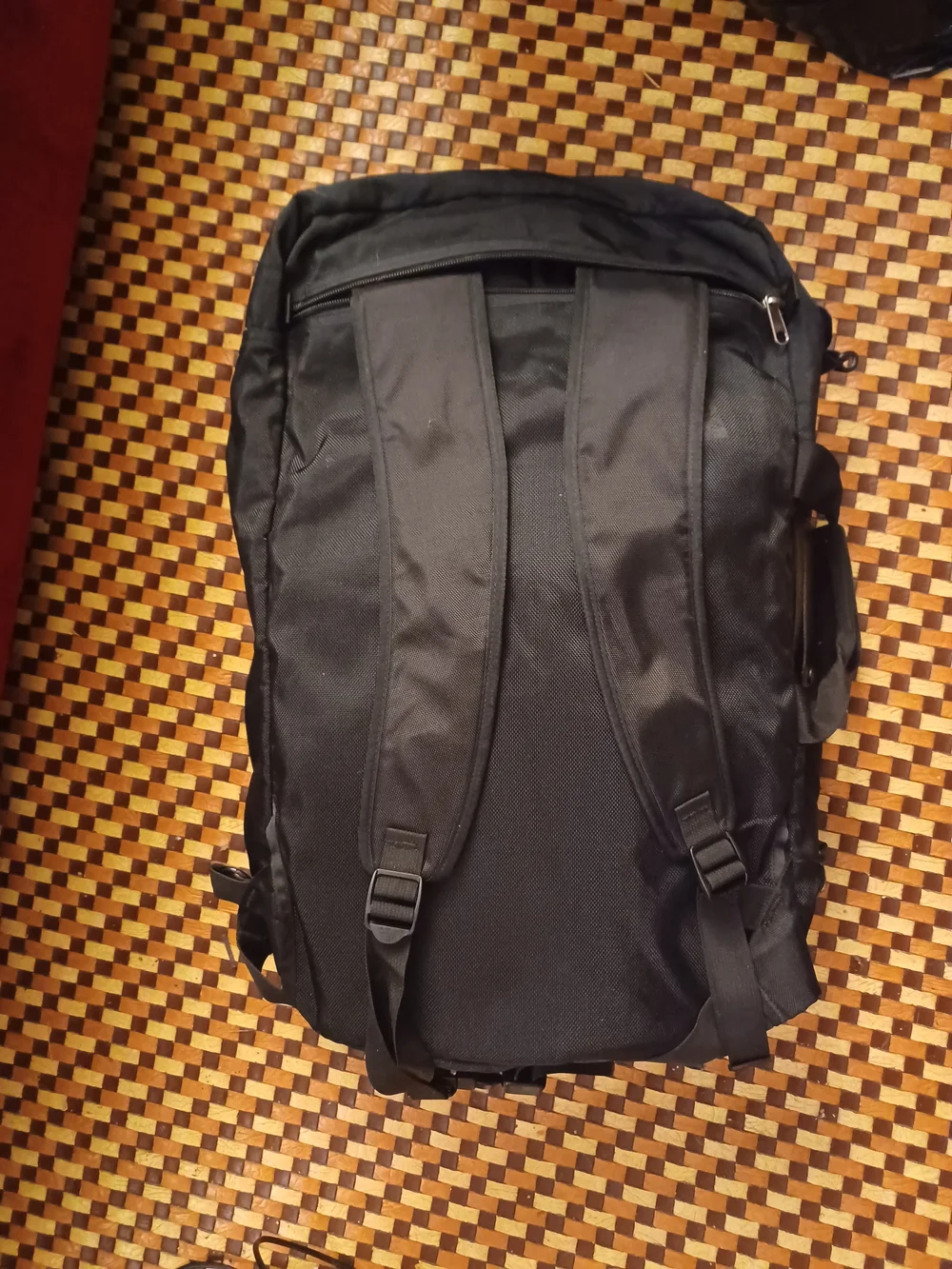 E1 Vintage Patagonia Backpack MLC 3 Way Carry on Black 45L Duffel - Carry Strap